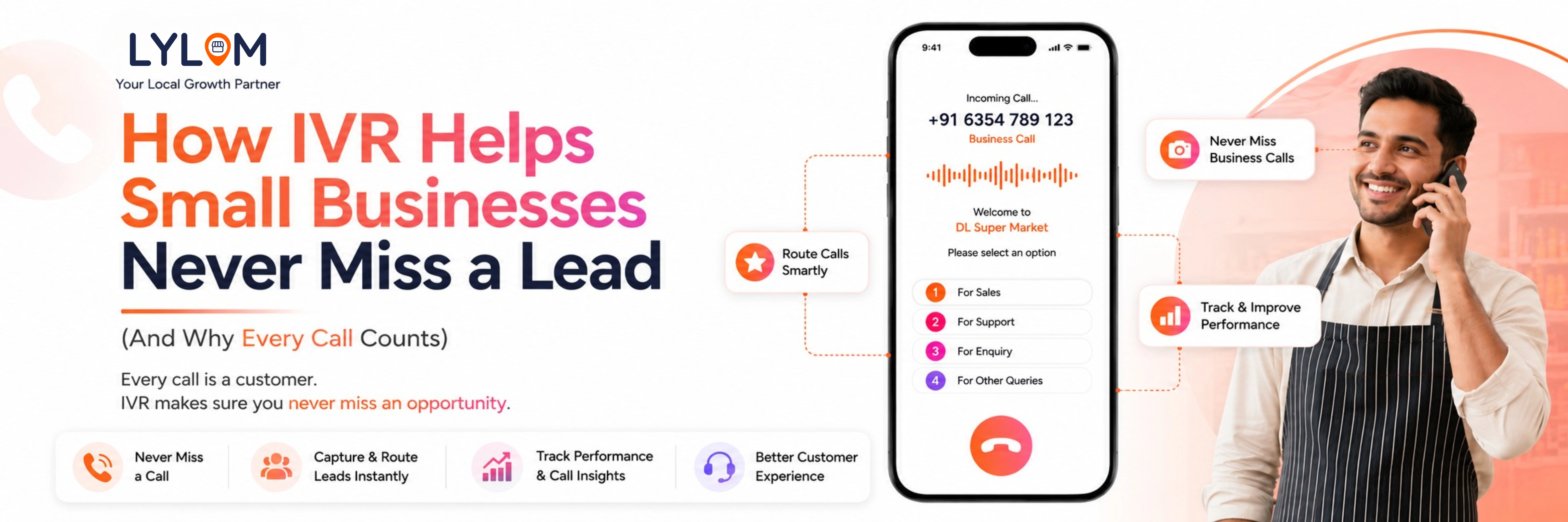 How IVR Helps Small Businesses Never Miss a Lead