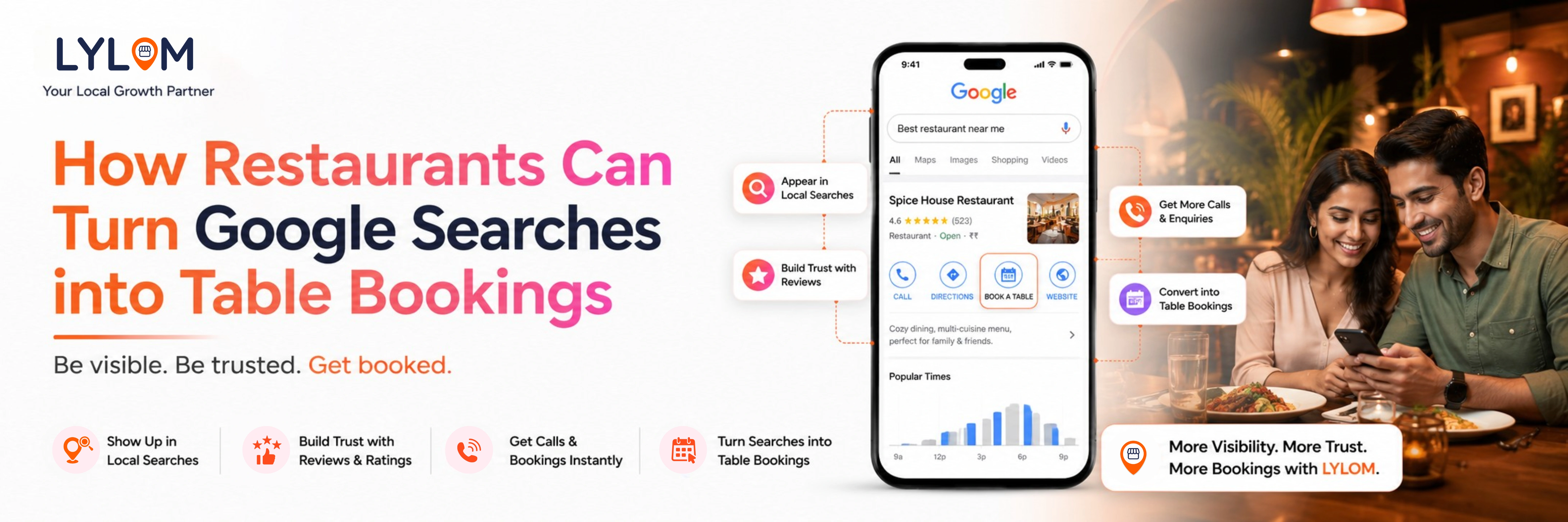 How Restaurants Can Turn Google Searches into Table Bookings